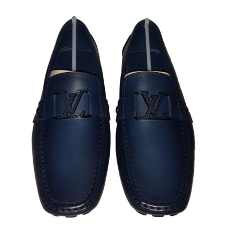 mocassin louis vuitton homme bleu|Louis Vuitton moccasins.